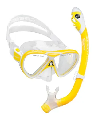 Tubo y gafas de snorkel para buceo Cressi