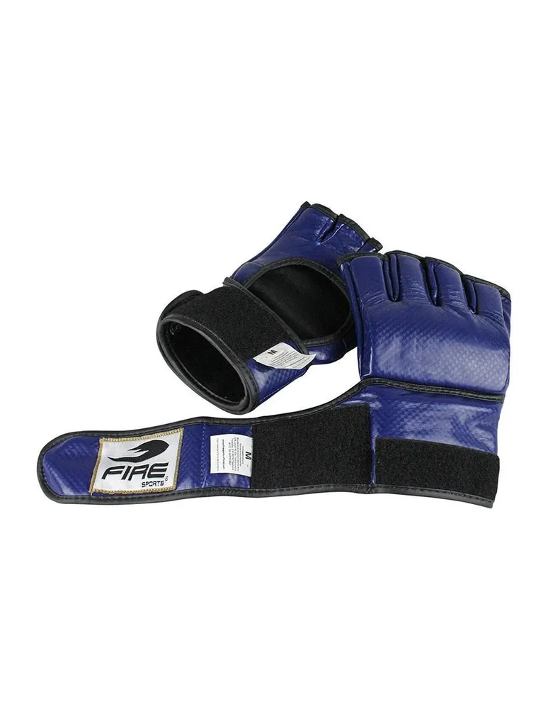 Par de guantes para MMA PVC Fire Sports, color Azul – Fire Sports