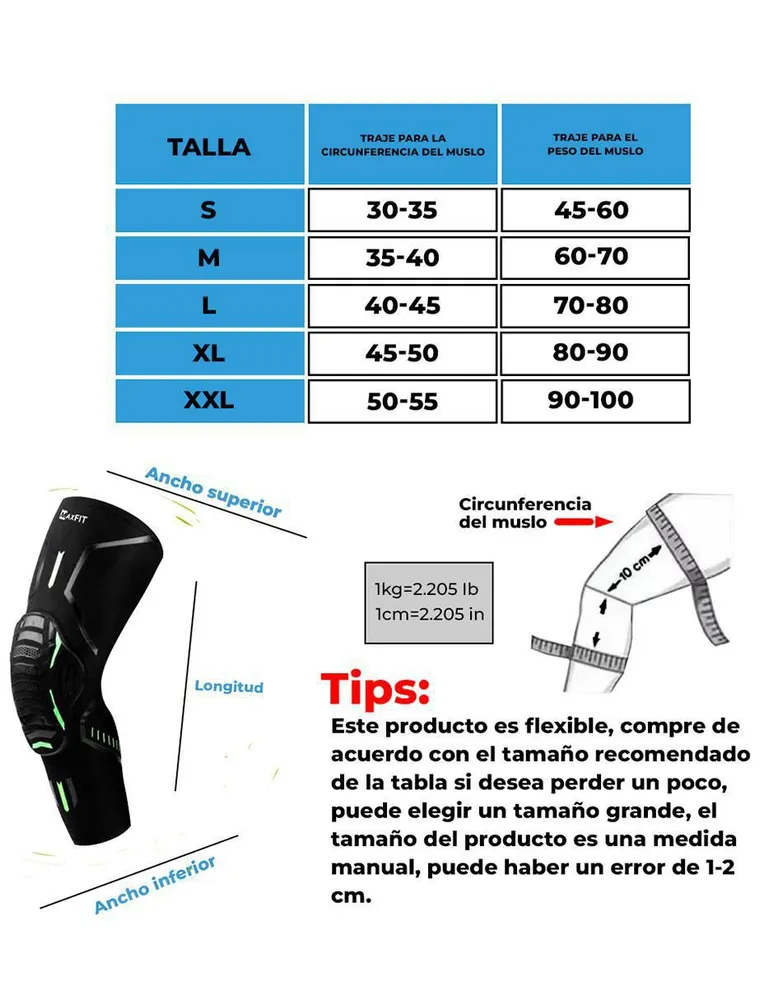 Rodillera Maxfit de neopreno