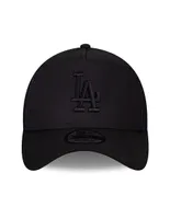 Gorra visera curva snapback New Era Basic black on black collection Los Ángeles Dodgers para unisex