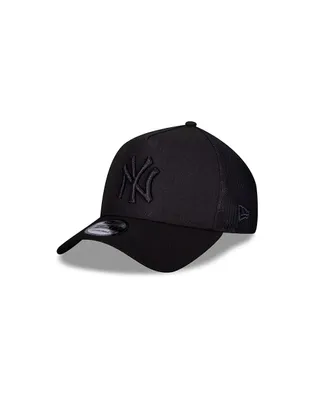 Gorra visera curva snapback New Era Basic black on black collection New York Yankees para unisex