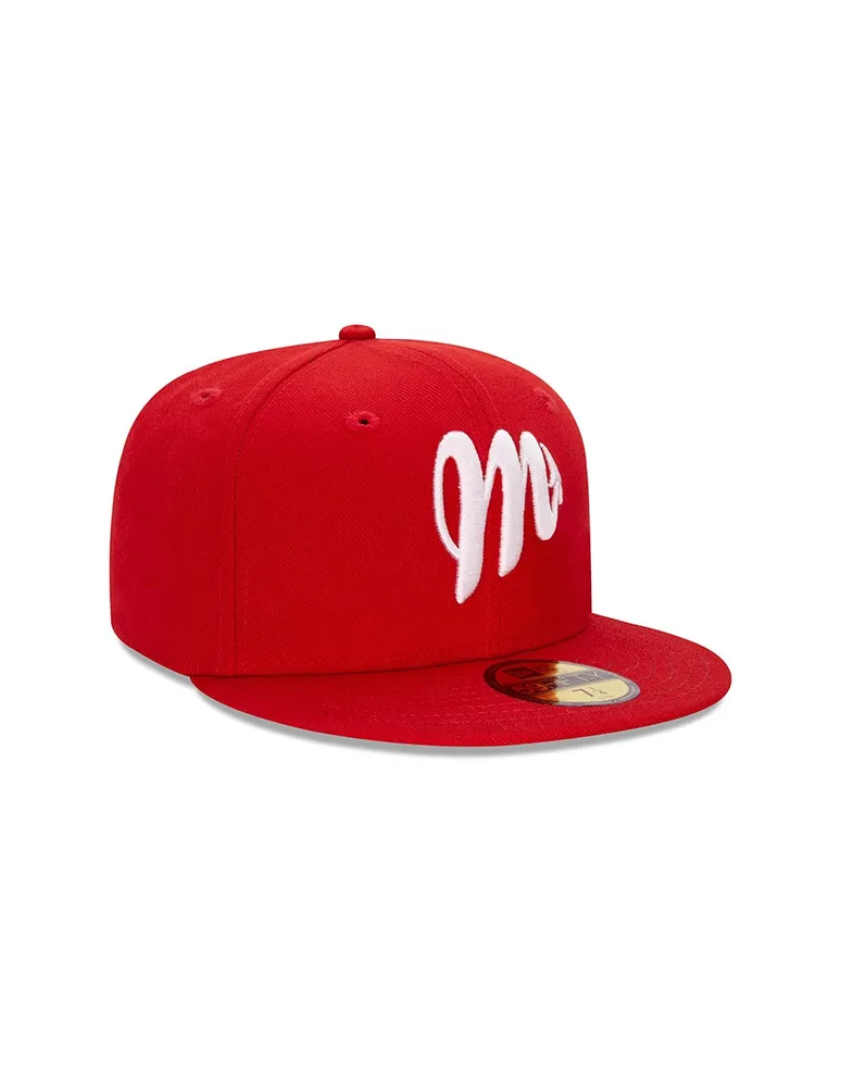 Gorra visera plana cerrada New Era Classics México Diablos para unisex