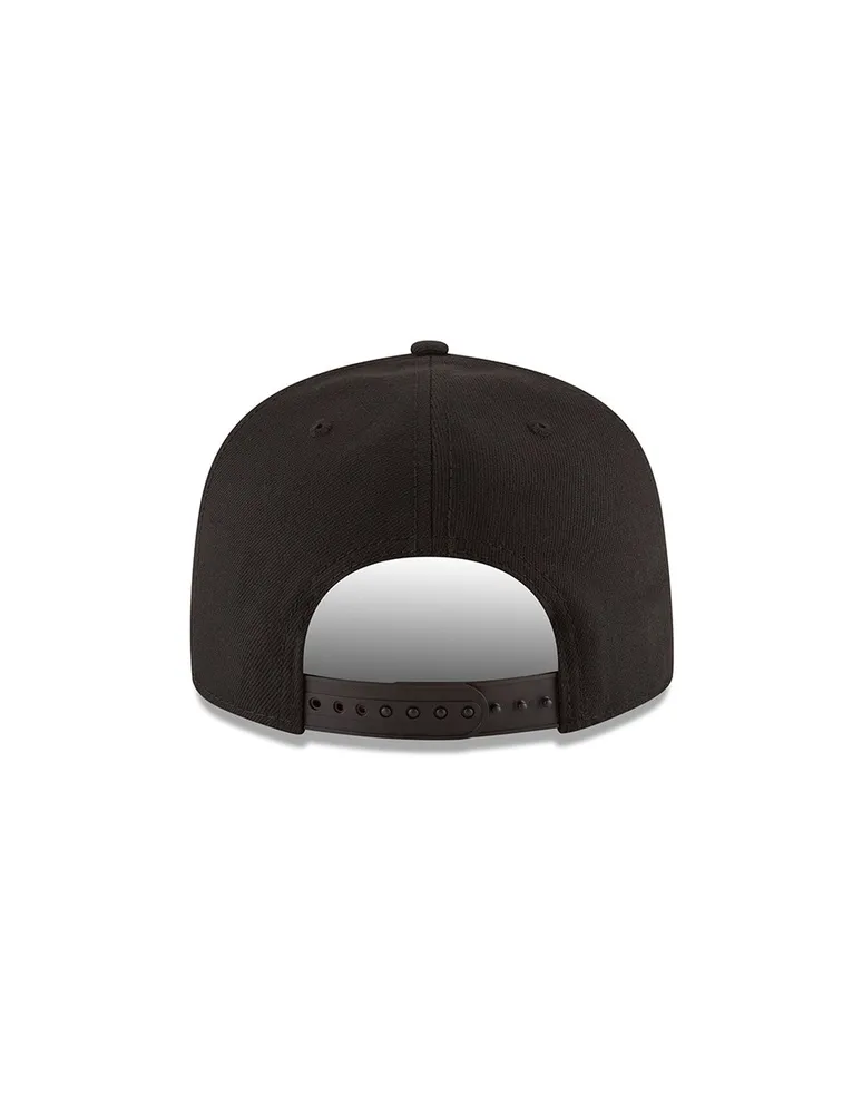 Gorra visera curva snapback New Era Basic 950 black & white collection NBA Heats para unisex