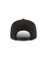 Gorra visera curva snapback New Era Basic 950 black & white collection NBA Heats para unisex