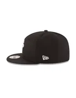 Gorra visera curva snapback New Era Basic 950 black & white collection NBA Heats para unisex