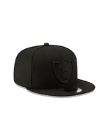 Gorra visera curva snapback New Era Basic 950 black on black collection NFL Las Vegas Raiders para unisex