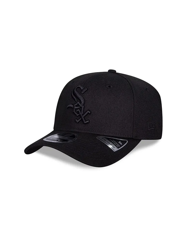 Gorra visera curva snapback New Era Basic 950 black on black collection White Sox para unisex