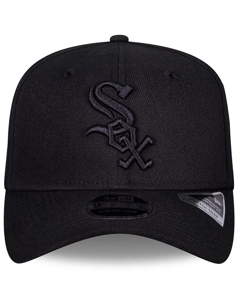 Gorra visera curva snapback New Era Basic 950 black on black collection White Sox para unisex