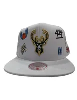 Gorra visera plana Mitchell & Ness Milwaukee Bucks unisex