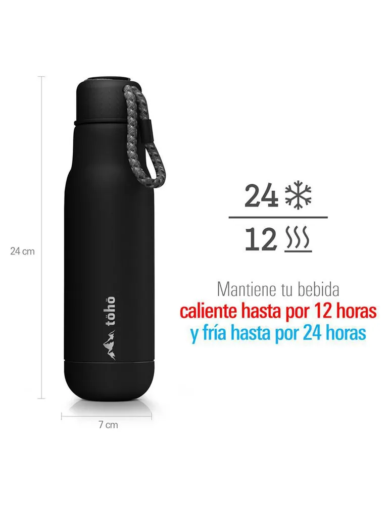 Termo Toho de acero inoxidable con tapa rosca 500 ml