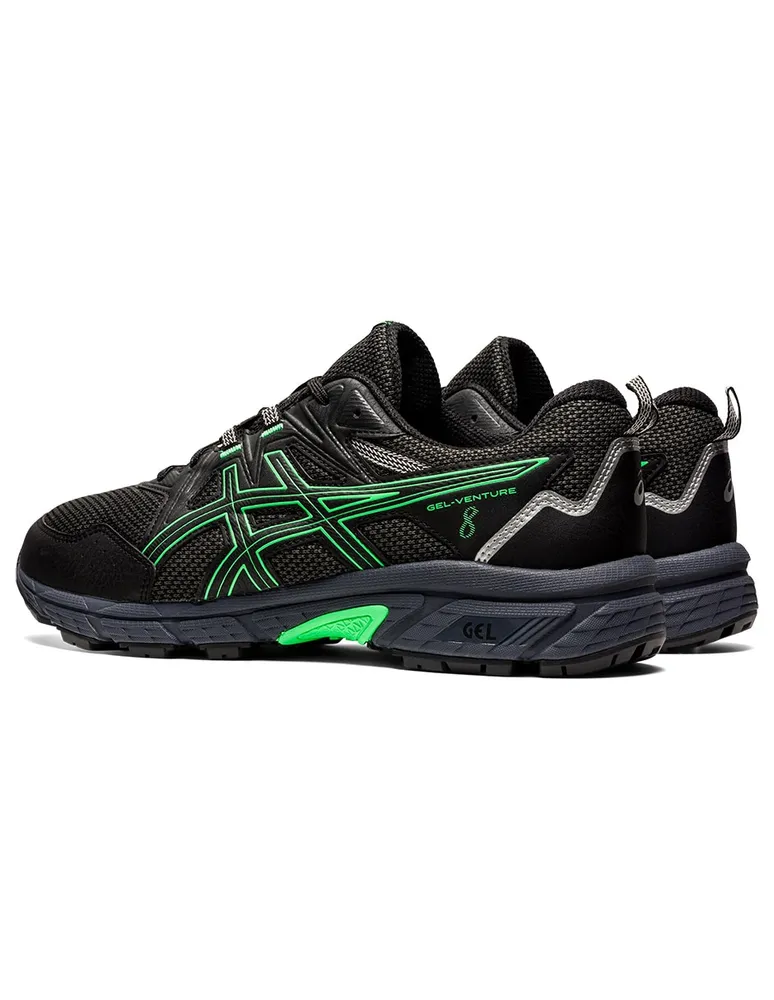 Tenis Asics Mujer Gel-Venture 8 Negro Trail Running 1012A708.009