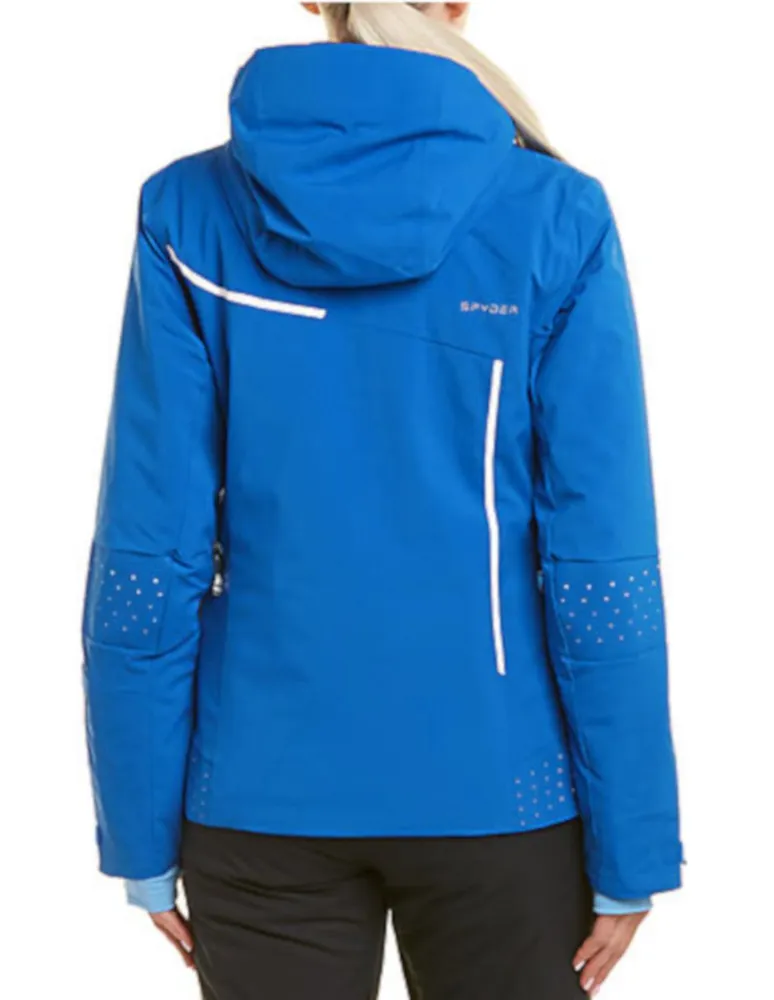 Chaqueta Outdoor Mujer Spyder Liviana Hoody Azul