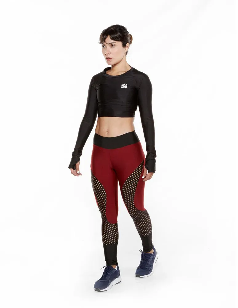 Leggins deportivos corazón gris Max Fit