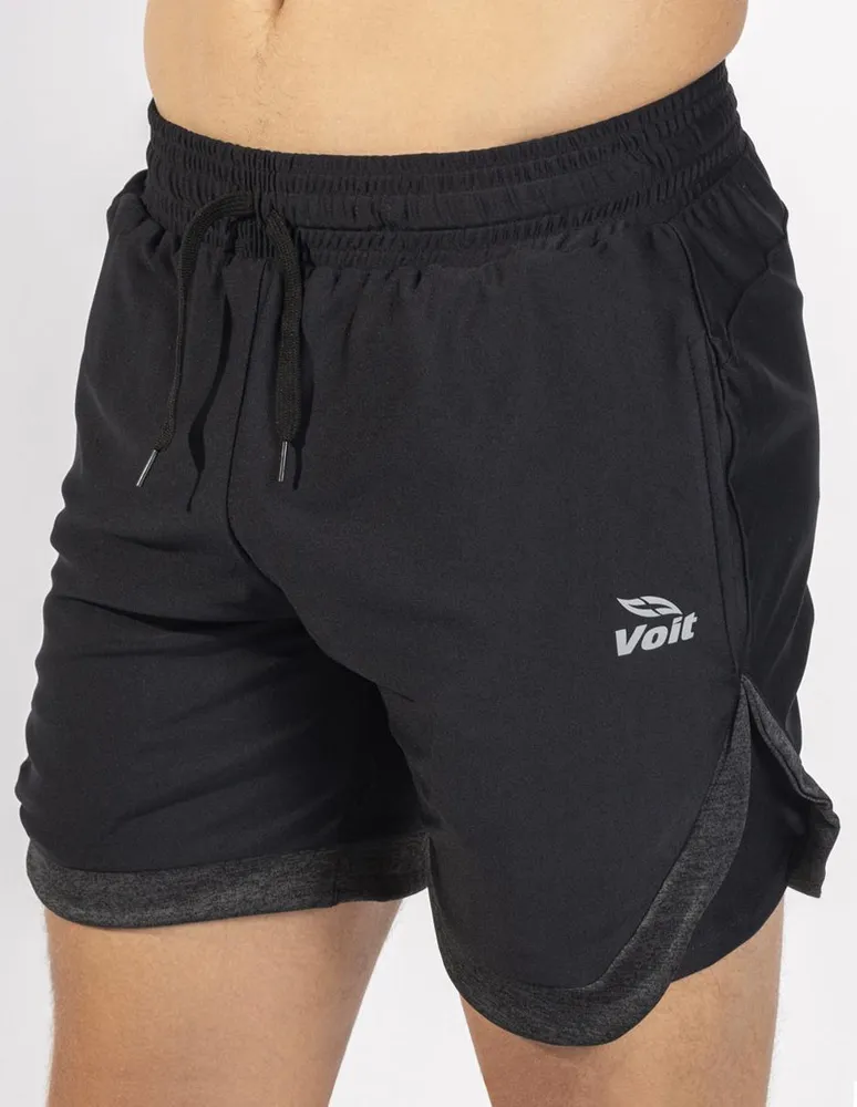 Short con bolsas Voit para entrenamiento hombre