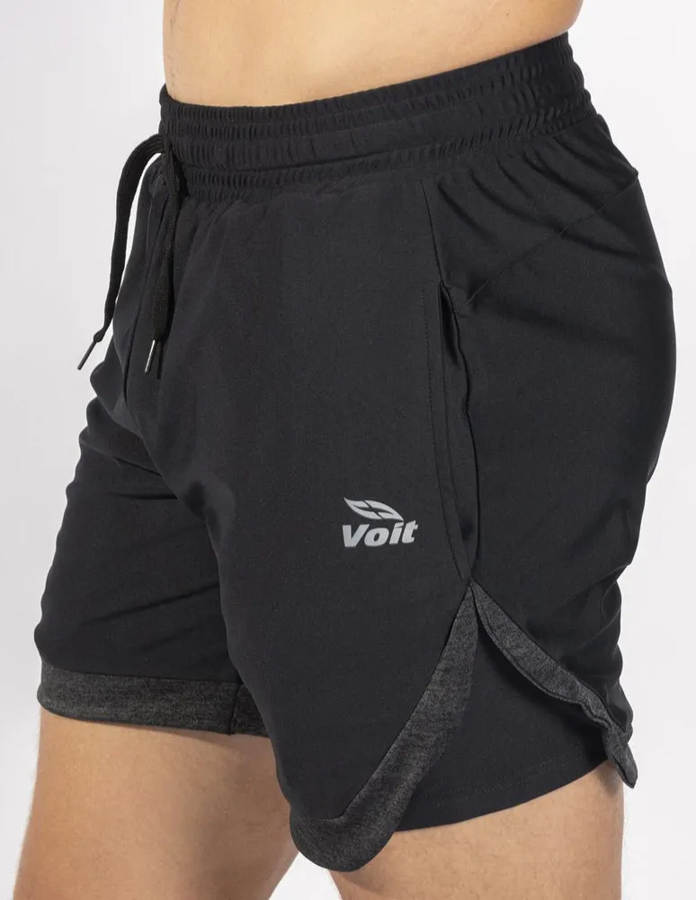 Short con bolsas Voit para entrenamiento hombre