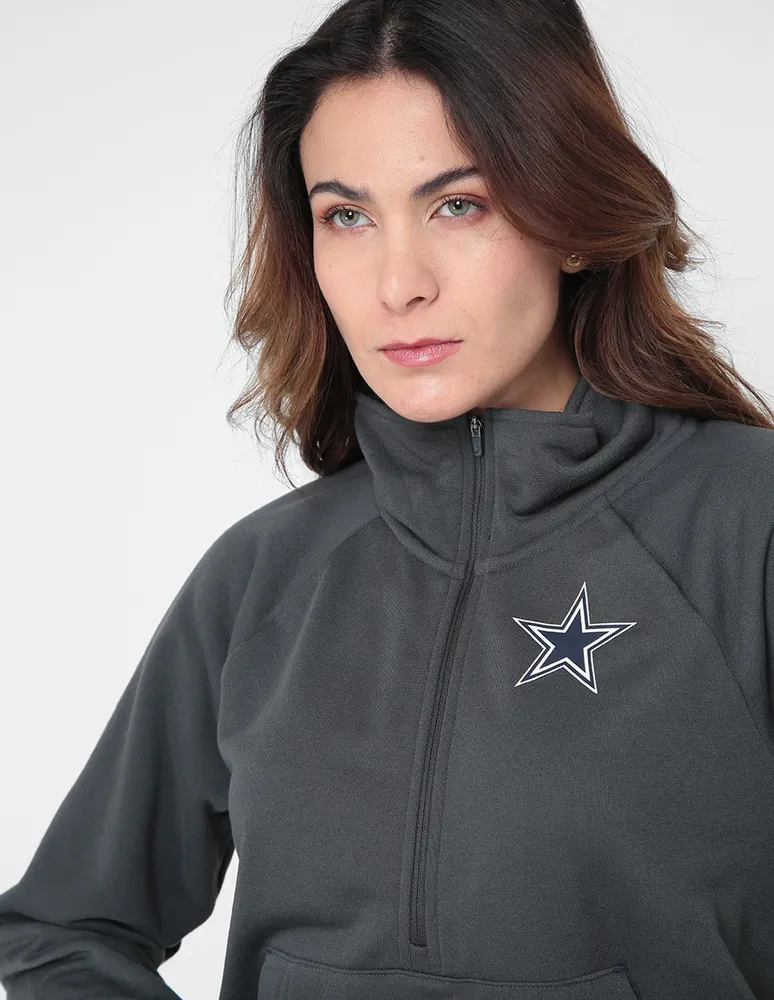 Sudadera Nike con cierre Dallas Cowboys para mujer