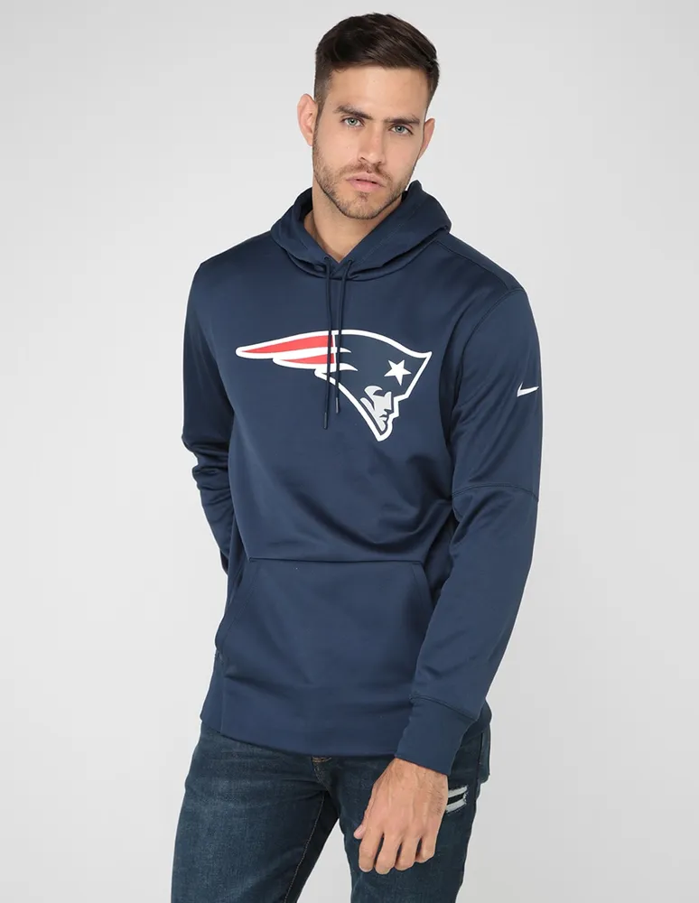 Sudadera Nike con capucha estampada New England Patriots para hombre