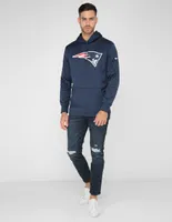 Sudadera Nike con capucha estampada New England Patriots para hombre