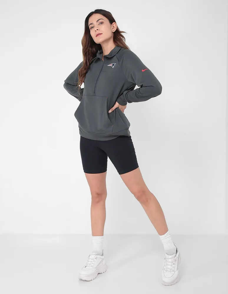 Sudadera Nike con cierre New England Patriots para mujer