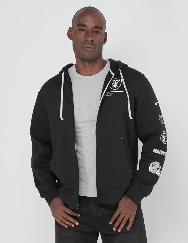 Sudadera Nike con capucha estampado logo Las Vegas Raiders para hombre