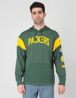 Sudadera Nike con capucha y bolsa estampado logo Green Bay Packers para hombre
