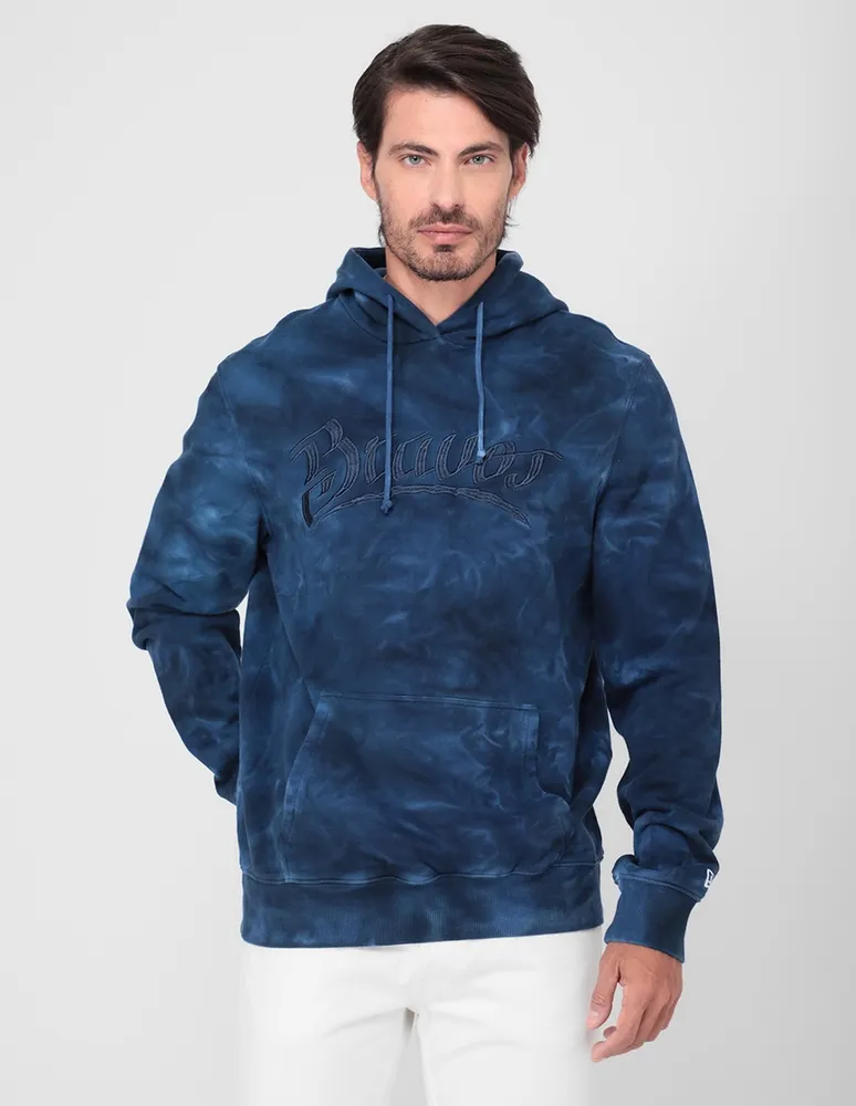 Sudadera New Era con capucha estampado tie dye para hombre