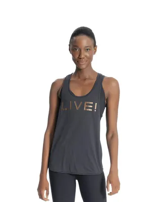 Playera tank top Live para mujer