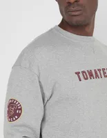 Sudadera New Era estampado jaspeado Tomateros de Culiacán para hombre