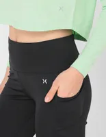 Malla para correr X-10 con control de abdomen mujer