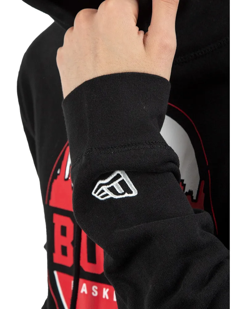 Sudadera New Era capucha y bolsa estampado logo Chicago Bulls para hombre