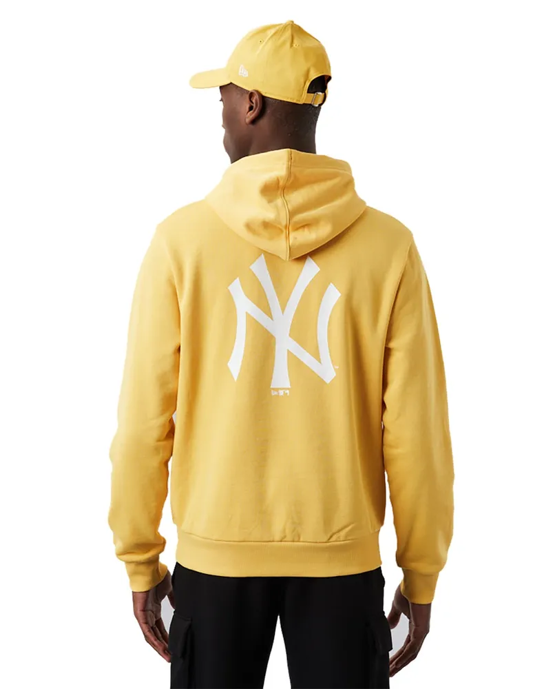 Sudadera New Era con capucha y bolsa estampado logo York Yankees para hombre