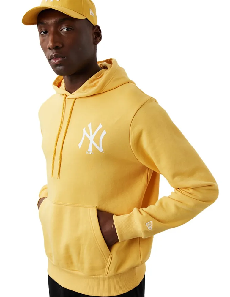 Sudadera New Era con capucha y bolsa estampado logo York Yankees para hombre