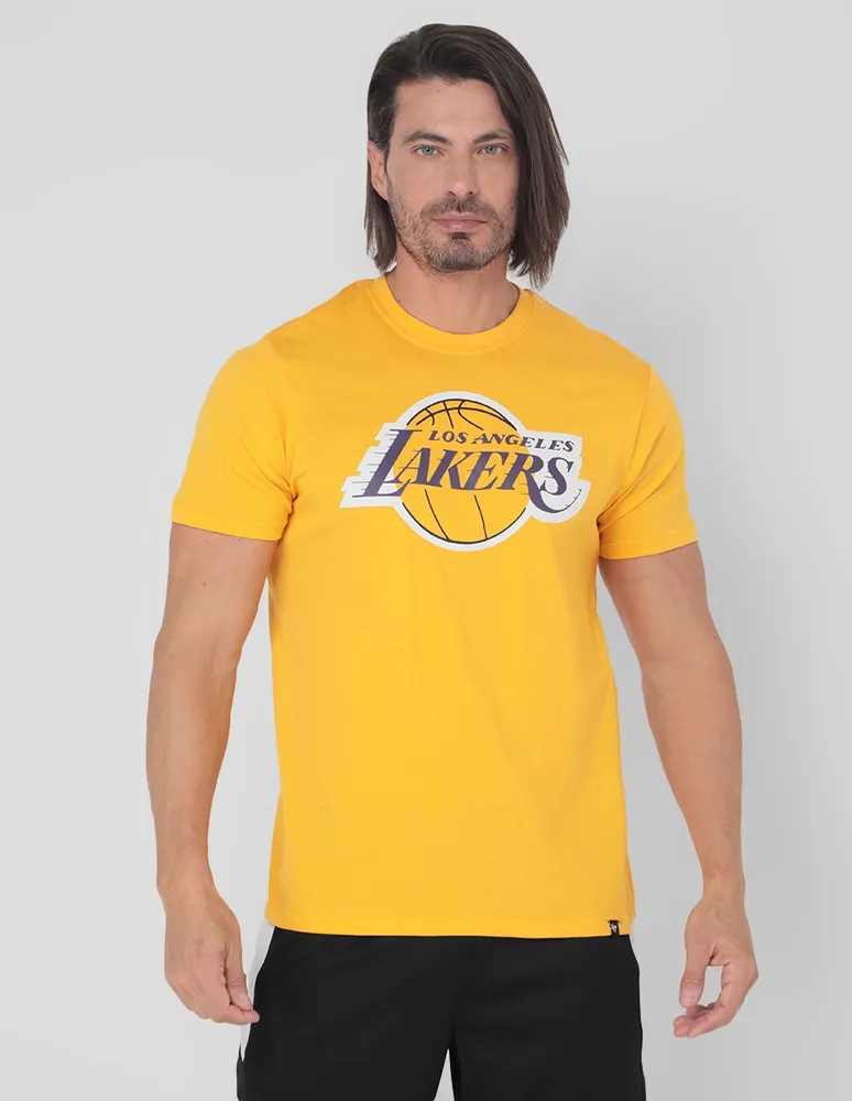 Playera deportiva 47 Brand Los Angeles Lakers para hombre