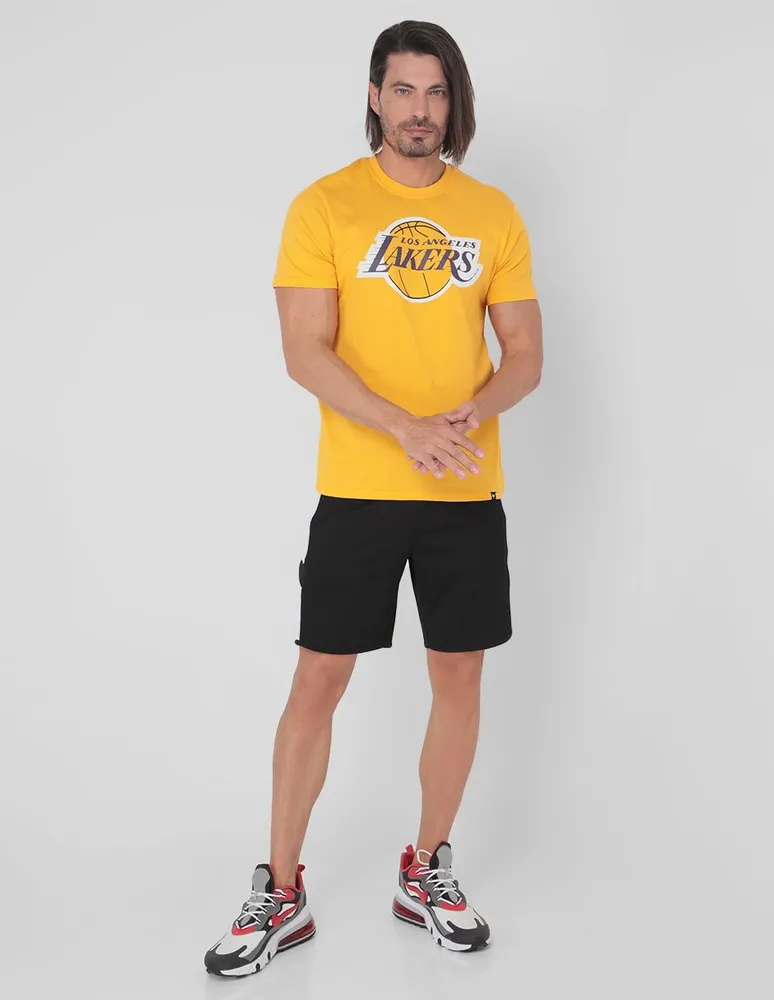 Playera deportiva 47 Brand Los Angeles Lakers para hombre