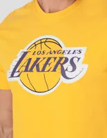 Playera deportiva 47 Brand Los Angeles Lakers para hombre