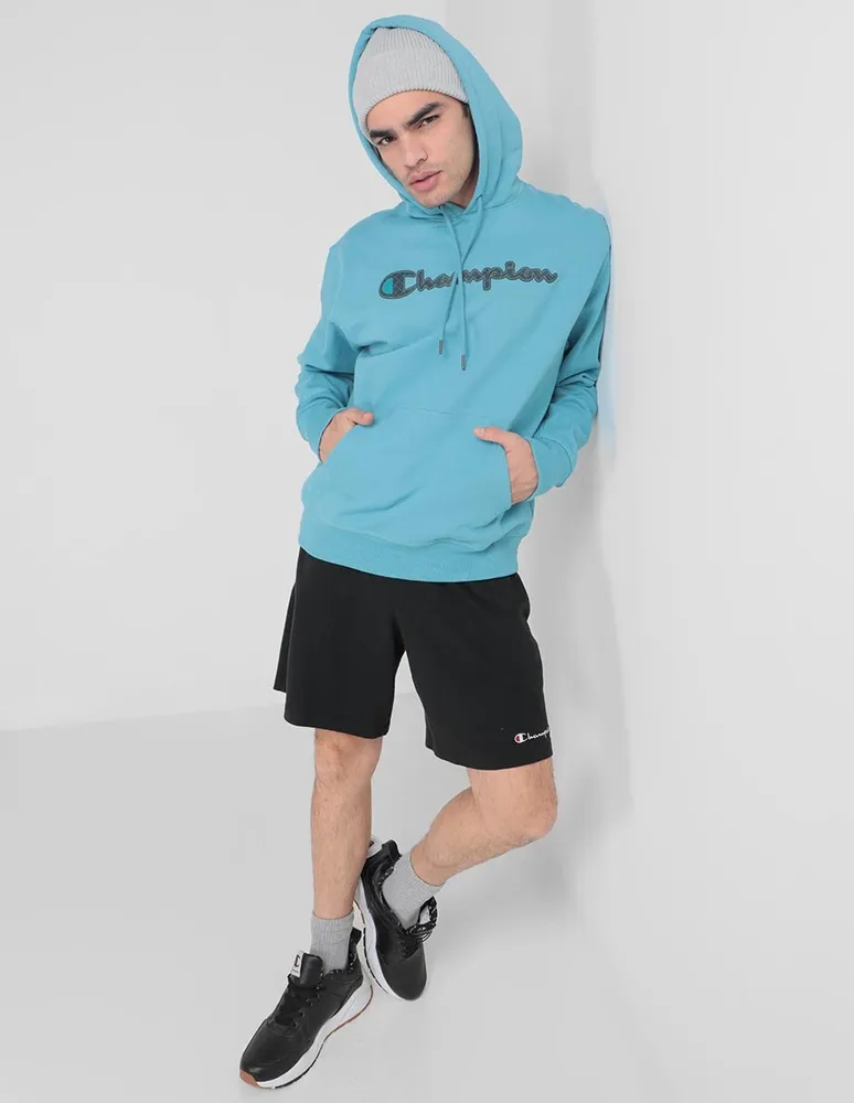 Sudadera Champion con capucha estampado logo para hombre