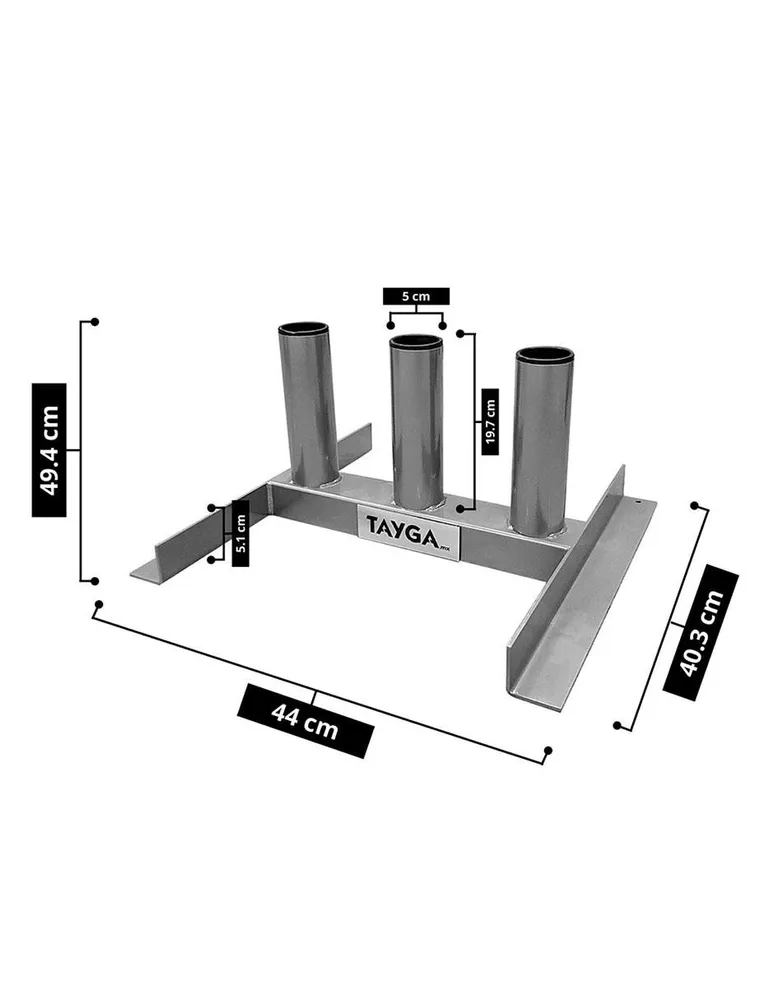 Rack para 3 Barras Olímpicas Tayga