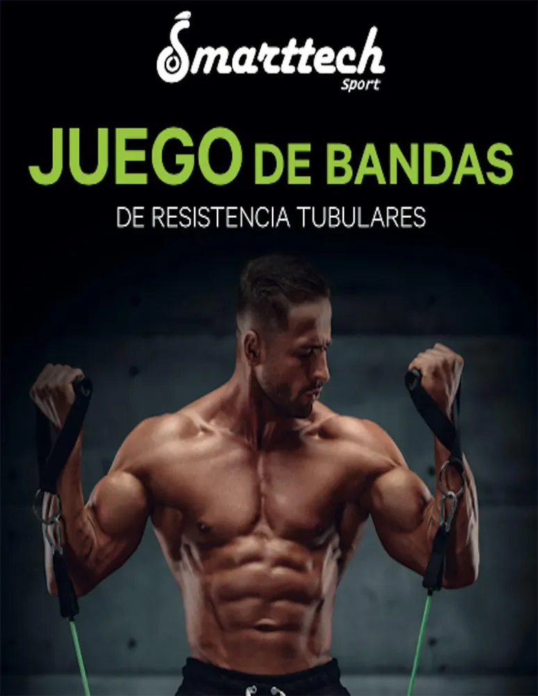 Ligas De Resistencia Tubulares Smarttech Bandas Elásticas Crossfit