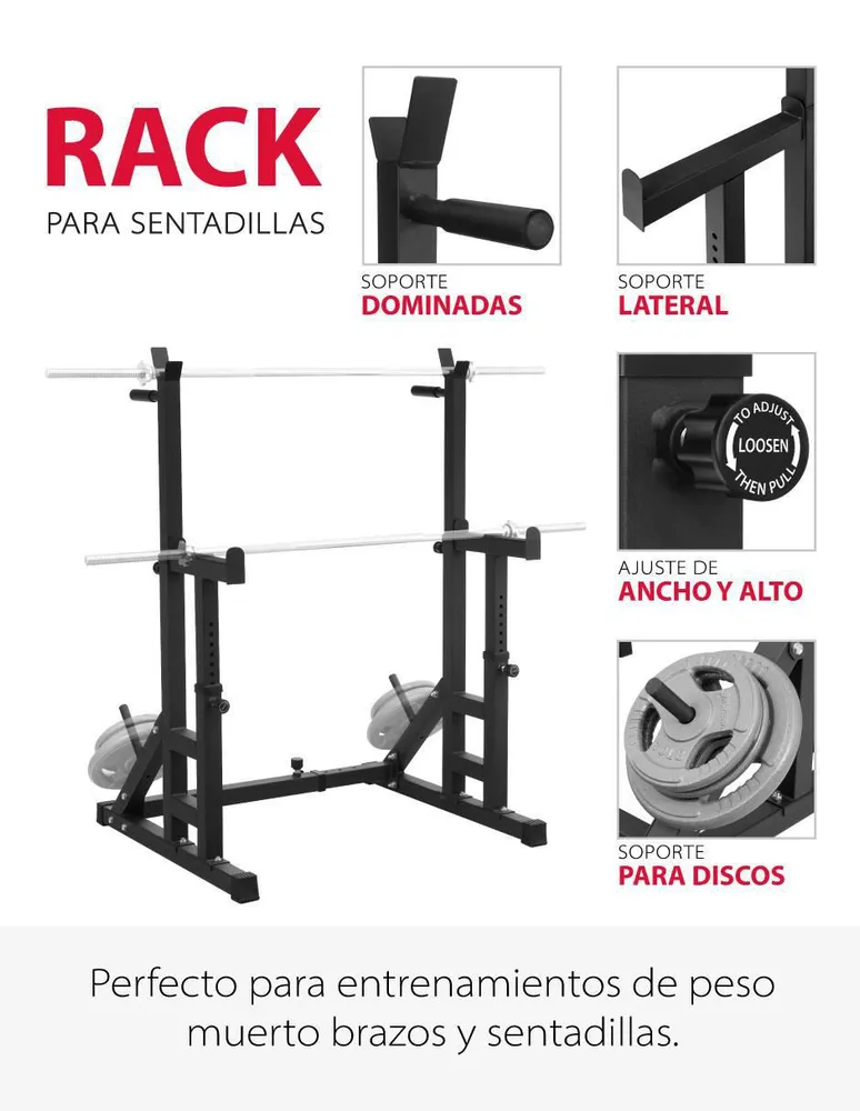 Rack para barra olímpica Altera