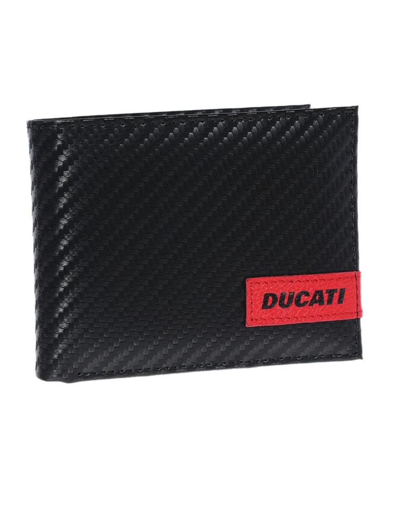 Cartera Ducati de piel negra