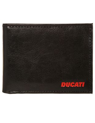 Cartera Ducati piel negra