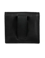 Cartera JBE de piel negra