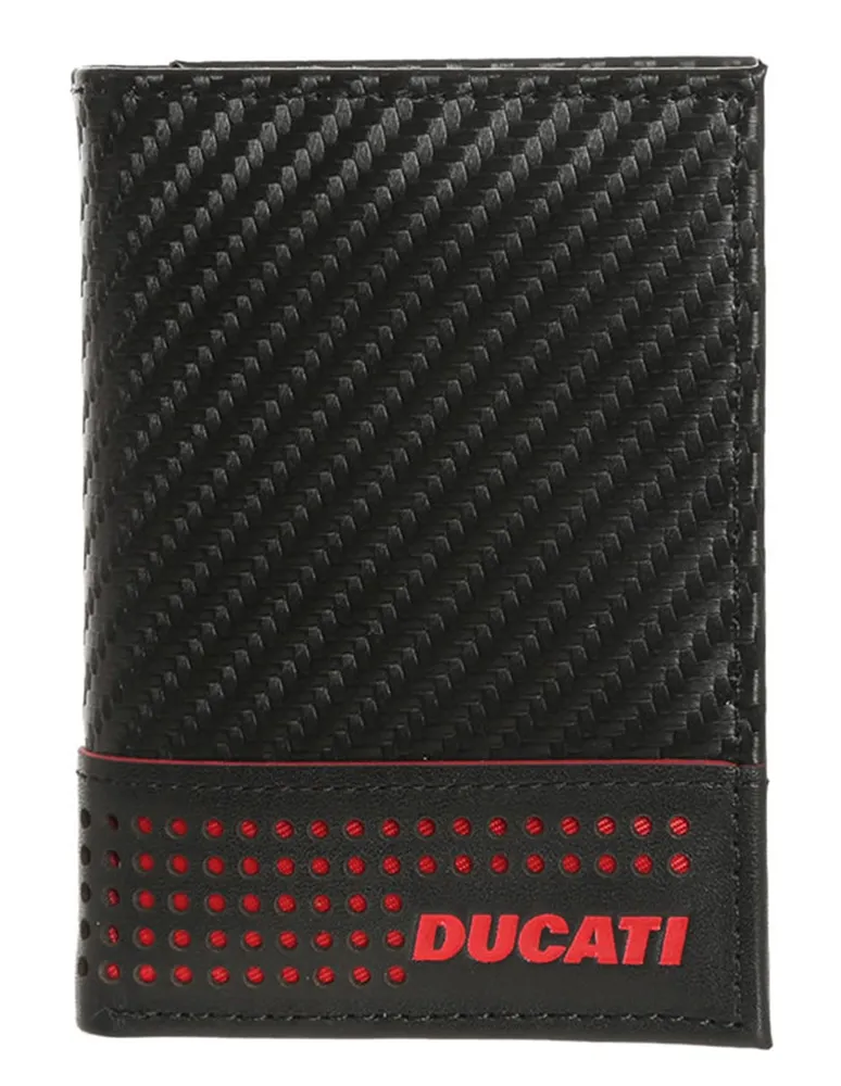 Cartera Ducati piel texturizada