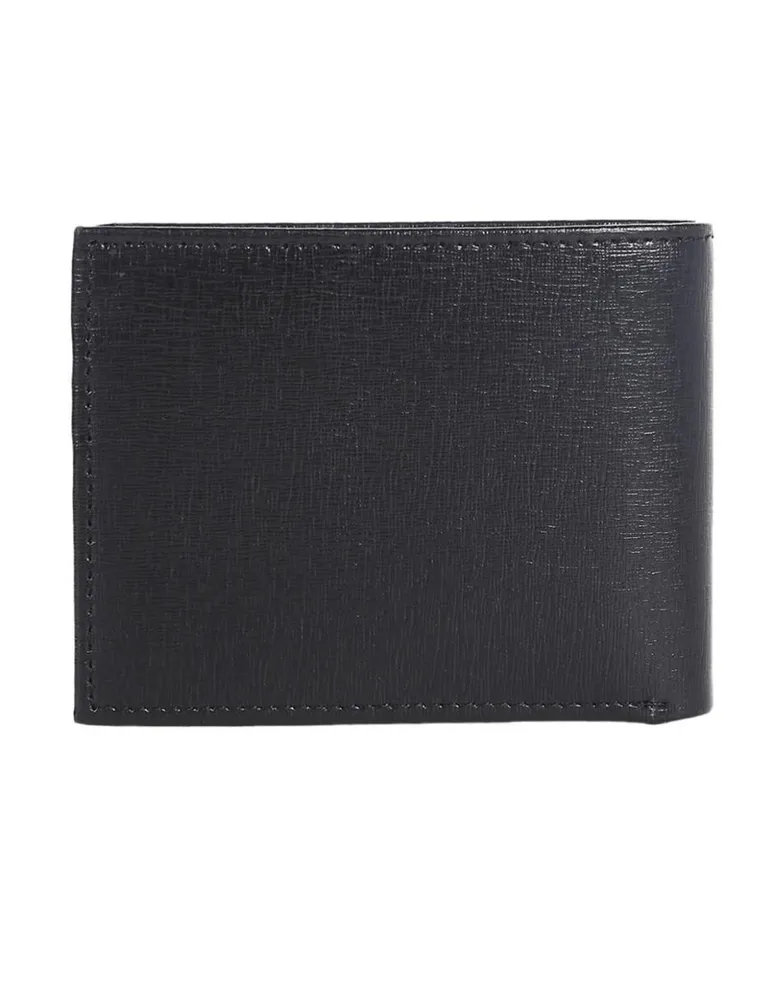 Cartera Perry Ellis de piel negra