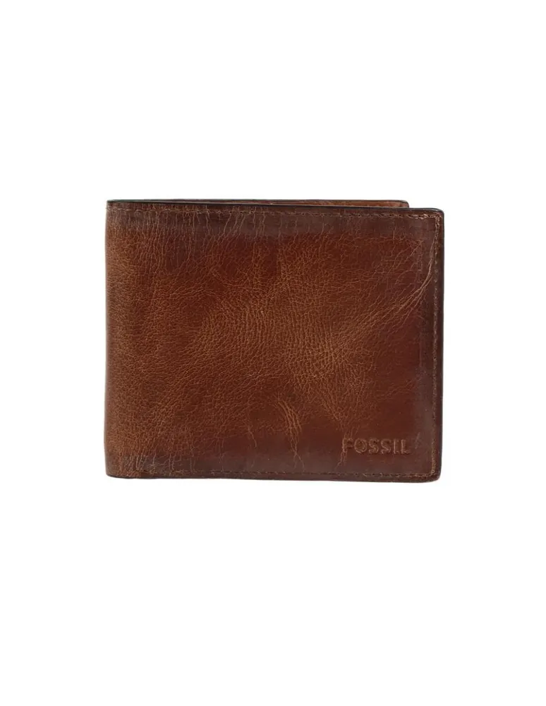 Cartera Fossil piel café