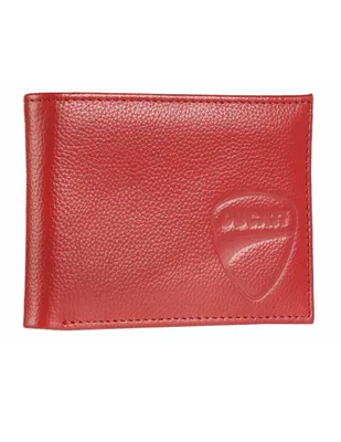 Cartera Ducati piel roja