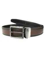 Cinturón reversible Perry Ellis de piel para hombre