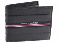 Cartera Tommy Hilfiger piel negra logotipo