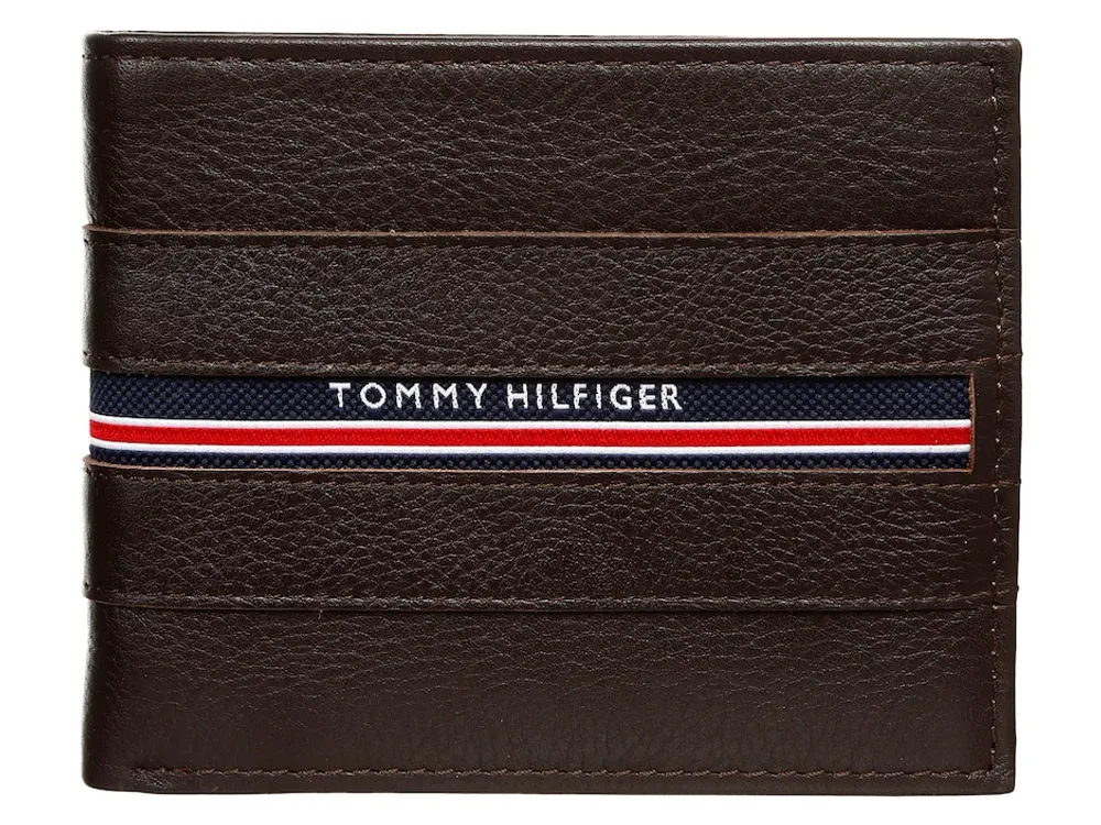 Cartera Tommy Hilfiger piel café