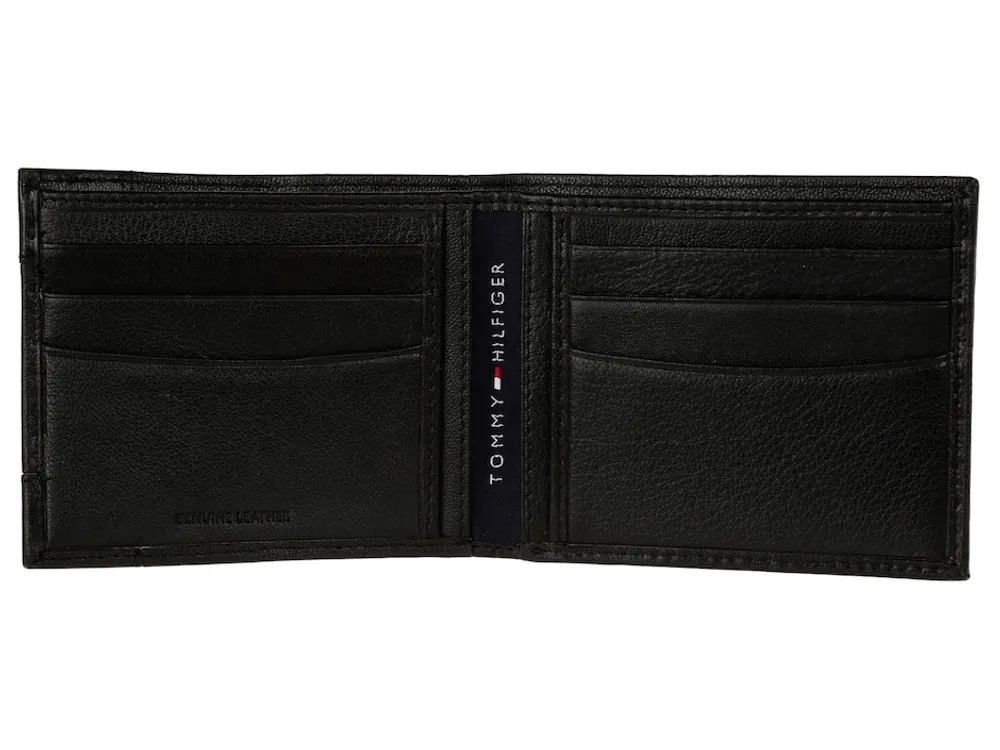 Cartera Tommy Hilfiger piel negra